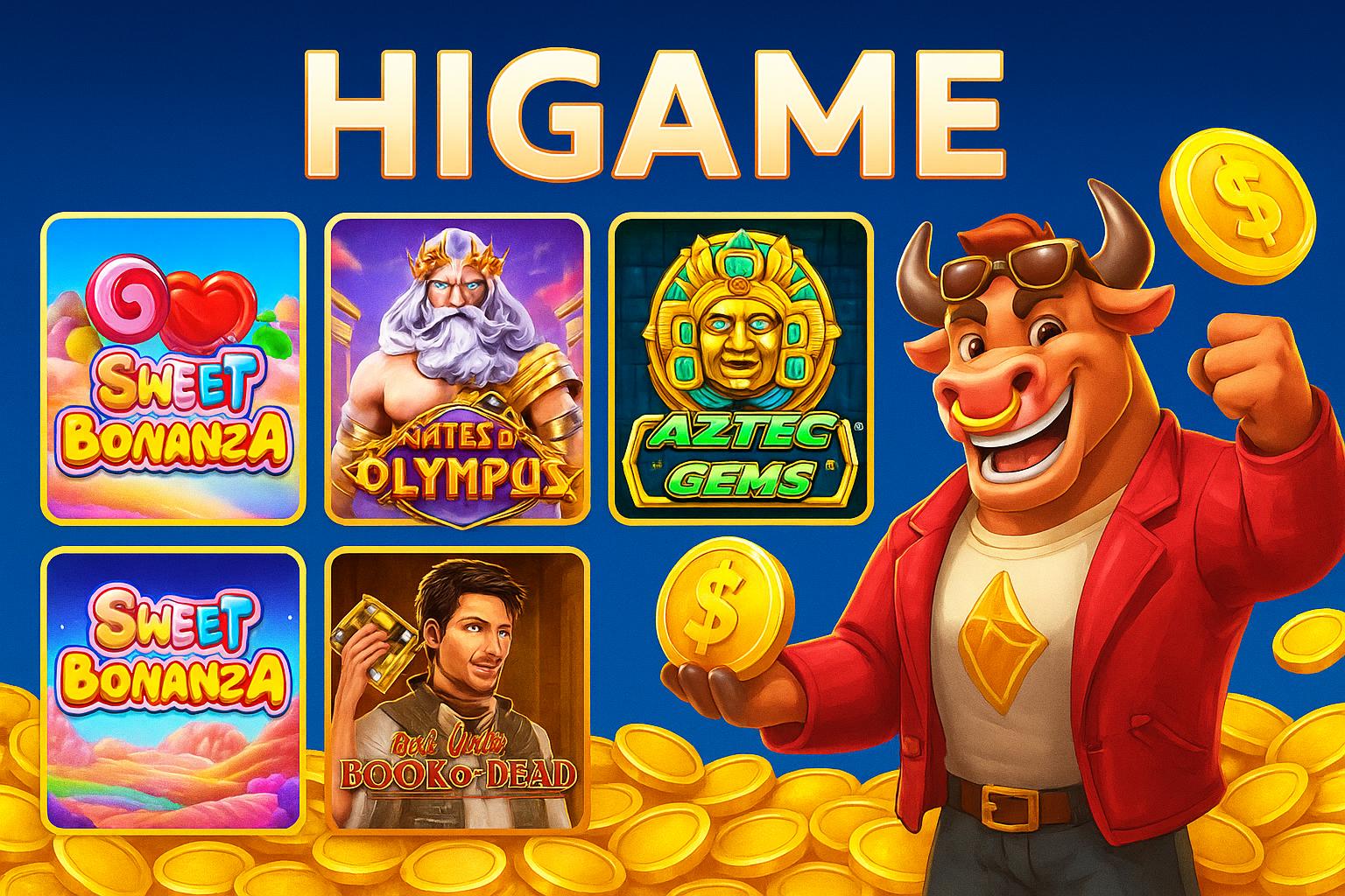 Jogos de Slot no Casino Online HIGAME  